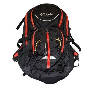 Columbia Ridge Runner 40L Backpack Large Hiking Survival Black Orange Gorpcore
